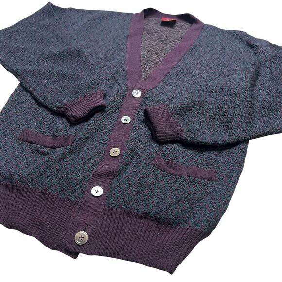 Nordstrom Other - Vintage Nordstrom 100% Merino Wool Cardigan Sweater Made in Uruguay Medium Retro